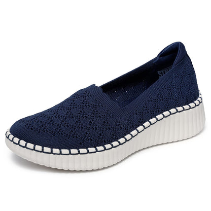 Skechers Wilshire - Blvd Zapatillas para Mujer - 25.5 cm - marino