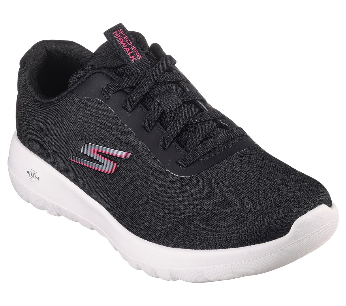 Skechers Go Walk Joy - Ecstatic, Mujer - 26.5 cm - Negro - Blanco