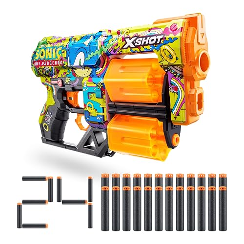 X-Shot-Skins-Series 1-Dread (24 Darts) Sonic Hyper Spike