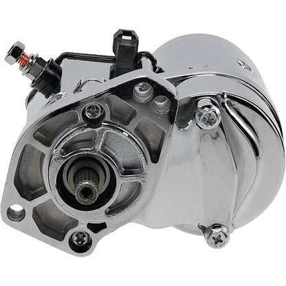 DB Electrical 410-22073 Arrancador Cromado 2.4 KW para Harley Davidson Dyna Fatboy Softail Heritage