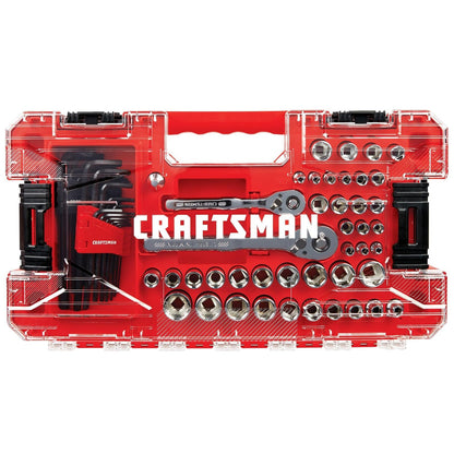 CRAFTSMAN Versastack CMMT45171 - Juego de herramientas mecánicas de 0.64 y 0.95 cm, 71 piezas