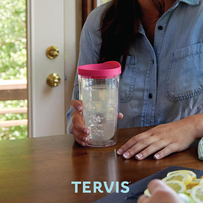 Tervis 4-Pack Tumbler, 16-Ounce, Clear