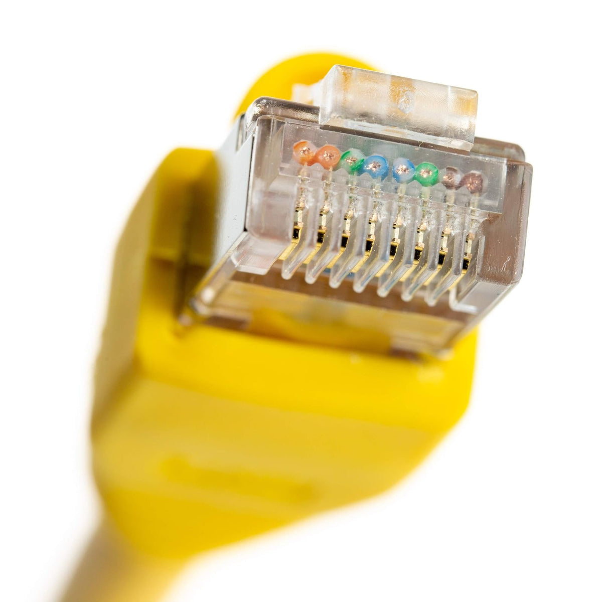 NTW Cat 6 Snagless - Cable de Red Ethernet blindado, Color Negro -345-S6-001BK, Amarillo, 10' Feet