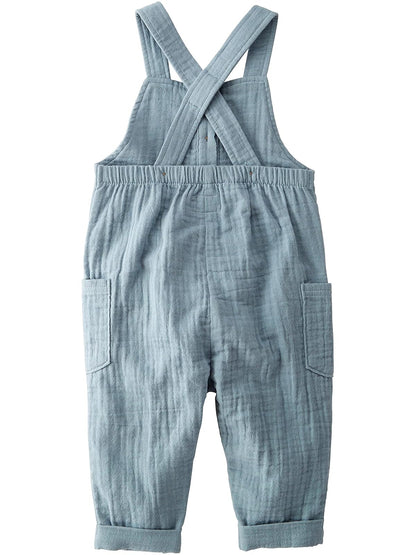 little planet by carter's Organic Cotton Gauze Overall Jumpsuit Mono bebés niñas
