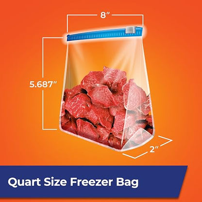Hefty Slider - Bolsa para congelador, 74, 74 Count