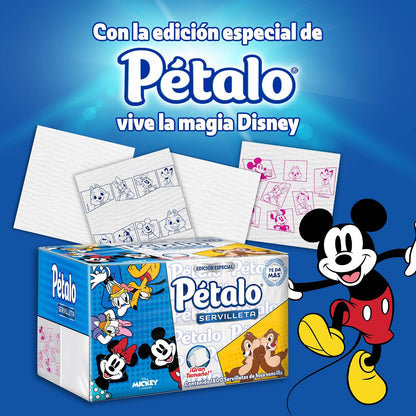 Pétalo Servilleta, EDICIÓN ESPECIAL, Pack de 4 bolsas con 450 servilletas C/U