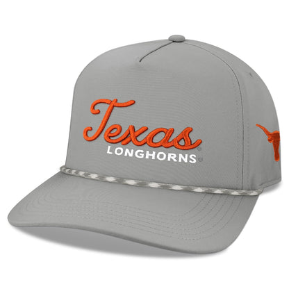 Legacy NCAA Officially Licensed Rope Hat, Lightweight Cap for Men & Women, Caddy, One Size Fits Most, Snapback Closure - Texas Longhorns