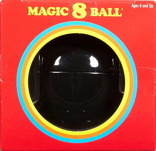 Mattel Games Juego de Mesa Magic 8 Ball para niños de 6 años en adelante | Aspecto retro para niños, adolescentes, familias, regalos, fiestas y viajes, DHW39