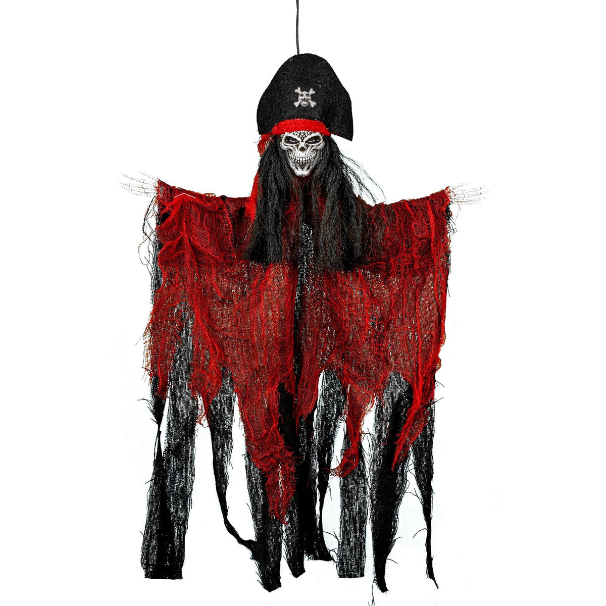 REV Espectro Pirata Decorativo, Decoración de Halloween para Temáticas Náuticas, Casas del Terror o Escenarios Fantasmales