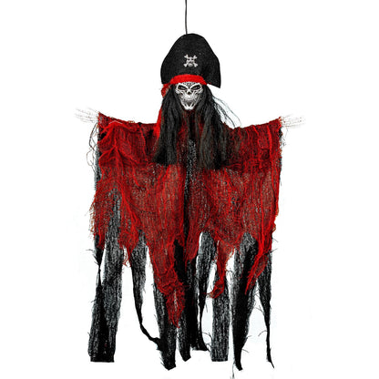 REV Espectro Pirata Decorativo, Decoración de Halloween para Temáticas Náuticas, Casas del Terror o Escenarios Fantasmales