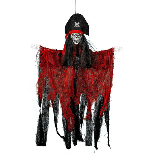 REV Espectro Pirata Decorativo, Decoración de Halloween para Temáticas Náuticas, Casas del Terror o Escenarios Fantasmales