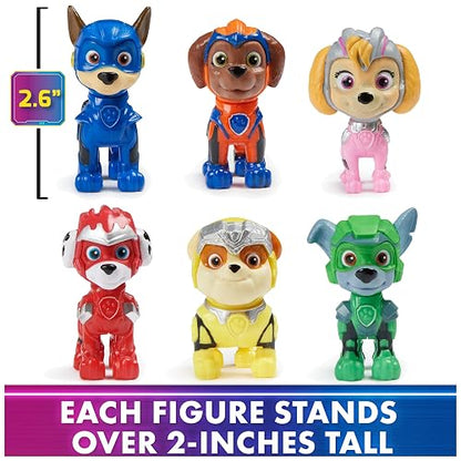 Paw Patrol La Superpelícula, Paquete de Regalo de Figuras de Juguete, con 6 Figuras de acción coleccionables, Juguetes para niños a Partir de 3 años