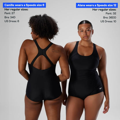 Speedo PowerFlex Ultraback Traje de baño Conservador de una Sola Pieza para Mujer