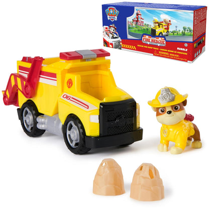 Paw Patrol Vehículo de Rescate con Figura y Lanzador - Escombros