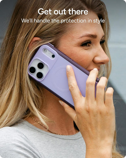 ZAGG Sedona - Funda a presión con Soporte para iPhone 17 Pro MAX - Blue Royal Ember, protección contra caídas (13ft / 4 m), protección de Revestimiento múltiple, con botón de cámara, Funda MagSafe