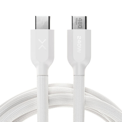 NOCO XGrid XC1: Cable USB-C a USB-C de 240 W – Carga rápida, Certificado USB-IF, Chip E-Marker, Datos 480 Mbps, UltraFlex Trenzado con Silicona, Diseño Resistente de 1 m