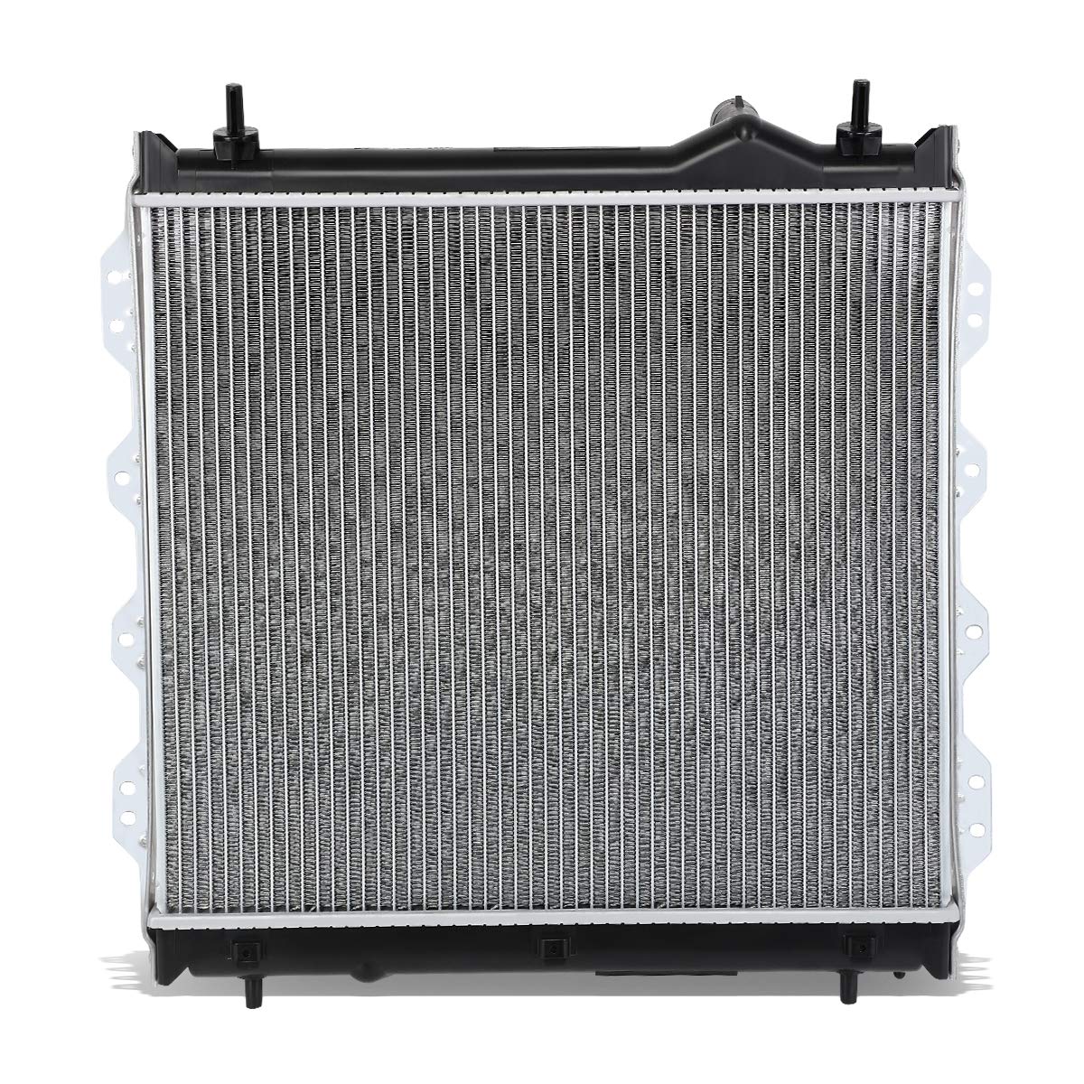 DNA Motoring OEM-RA-2298 Radiador de núcleo de aluminio completo estilo OE compatible con 01-10 PT Cruiser AT, 20-3/8 pulgadas de ancho x 18 pulgadas de alto x 1 pulgada de profundidad, entrada de 1-1/4 pulgadas, salida de 1-3/8 pulgadas