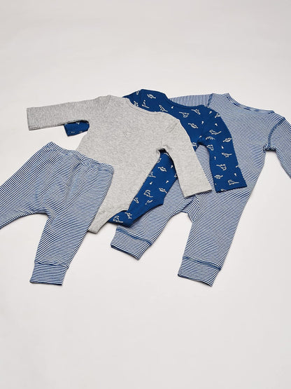 Carter's Set de Regalo de 4 Piezas Juego de Pantalones para bebés niños