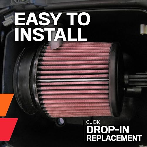 K&N Filtro de aire del motor: alto rendimiento, filtro de aire Powersport: compatible con Honda 2003-2020 (FourTrax Rancher, Pioneer, Deluxe, FourTrax Foreman, Rancher AT, Big Red, Rubicon, GPScape, Rincon) HA-5000