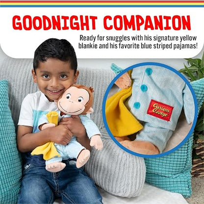 Kids Preferred - Peluche de Mono de Jorge el Curioso para niños, Animal de Peluche de Juguete Suave y Bonito para abrazar, Regalo para bebés, niños y niñas, Peluche de 30 cm