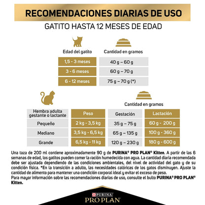 Purina Pro Plan Gatito Sabor Pollo 3Kg