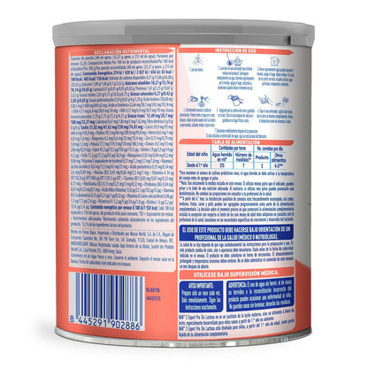NAN 3 Expert Pro Sin Lactosa Alimento Para Niños Con Hierro 1 Año Lata 400g