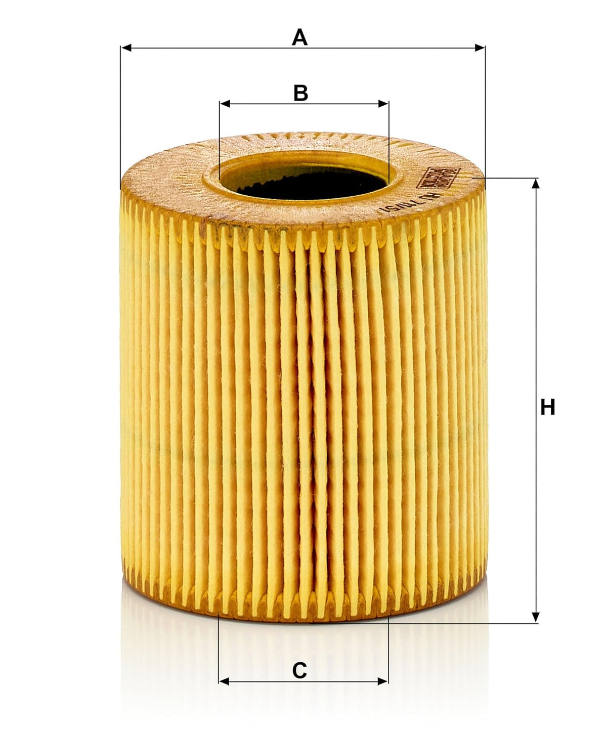MANN-FILTER Cartridge Oil Filter HU 711/51 x | Para automóviles, alto rendimiento de filtración, protección óptima del motor, junta de alta calidad, tecnología original OE