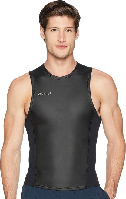 O'Neill Reactor-2 - Chaleco de Neopreno para Hombre, 2 mm | Calidez ligera con buena flexibilidad para surf, paddleboard, kayak - 2XL - Negro