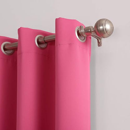 Un Zero Riley - Cortina con Ojales, Rosado, 40" x 84", 1