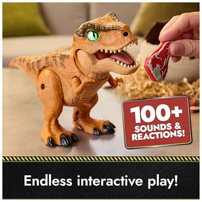 Primal Hatch Jurassic World, Juguete de Huevo y Dinosaurio Interactivo, eclosiona el Huevo y Entrena al bebé Dinosaurio con más de 100 Sonido, Juguetes para niños y niñas a Partir de 5 años
