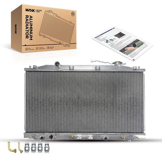 KAX CU2990 Radiador de aluminio completo, compatible con Accord 2.4L 2008-2012