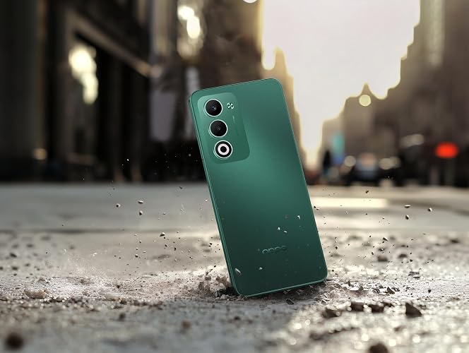 OPPO A5 Verde Aurora + 256 GB + 4GB, Cámara 50MP + 5MP, AI, Resistencia al Agua y al Polvo, Resistencia a Golpes de Grado Militar, Carga Rápida 45W, Color OS