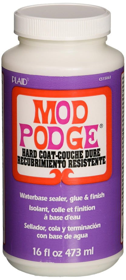Mod Podge Sellador y Pegamento Capa Dura para Muebles, 236 ml - 453 gramos (16 onzas)