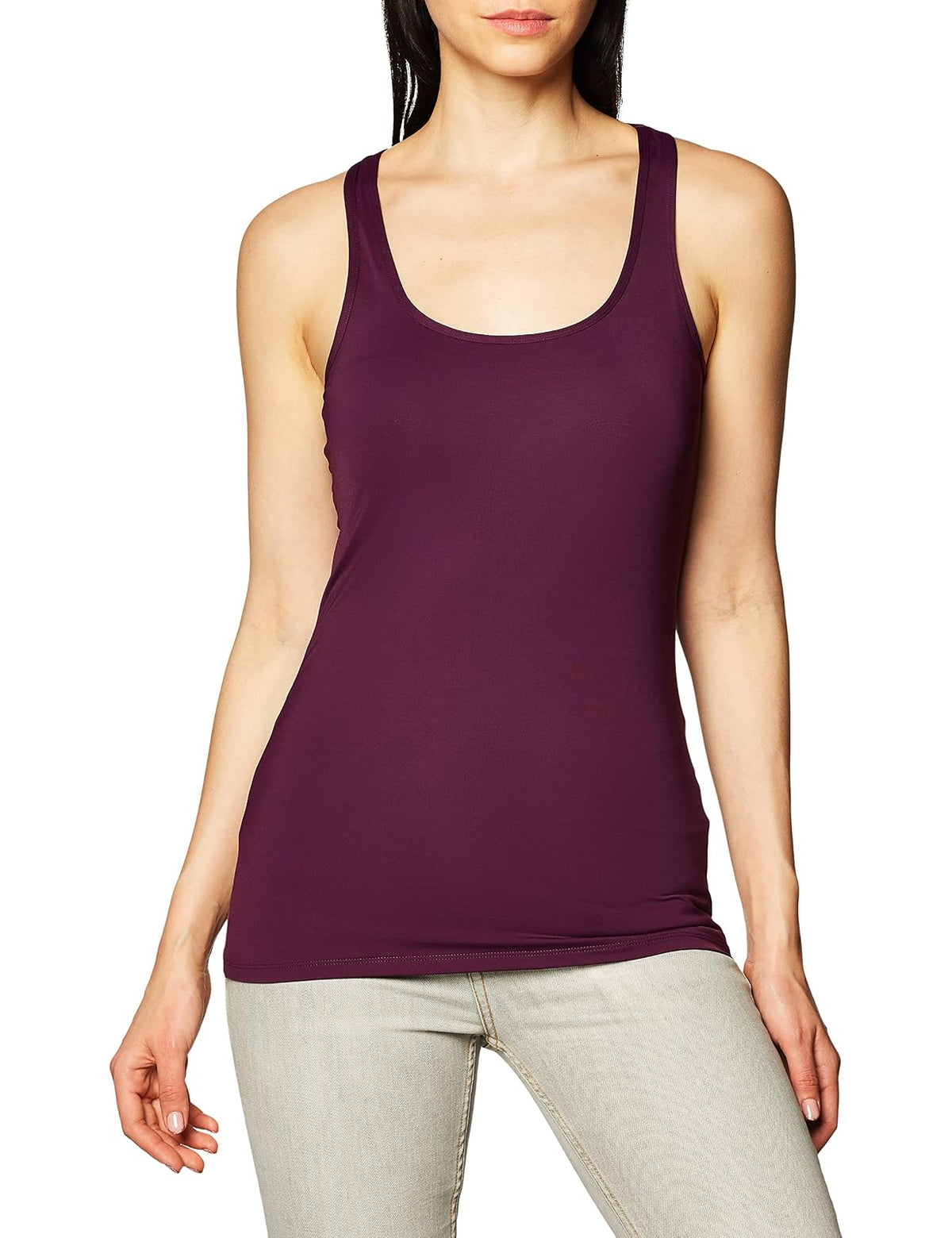 Ilusión Top Racerback Blusa para Mujer