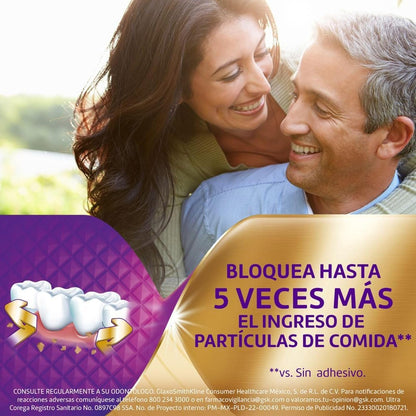 Corega Ultra Max Fijación y Sellado Crema Adhesiva para Prótesis Dentales, Sin Sabor, 70g