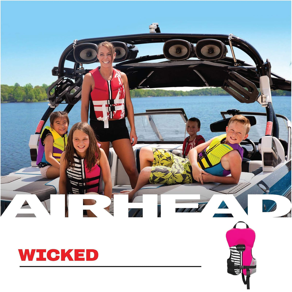 AIRHEAD Wicked Kwik-Dry - Chaleco de neolita