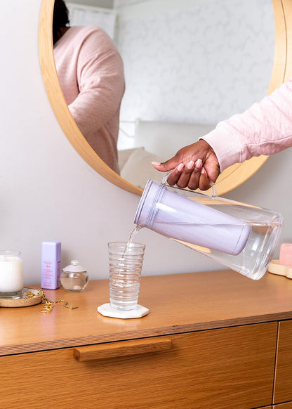 LifeStraw Home - Jarra de filtro de agua, 10 tazas, glicina, última intervensión de BPA, diseñada para la protección diaria contra bacterias, parásitos, microplásticos, plomo, mercurio, PFAS y una