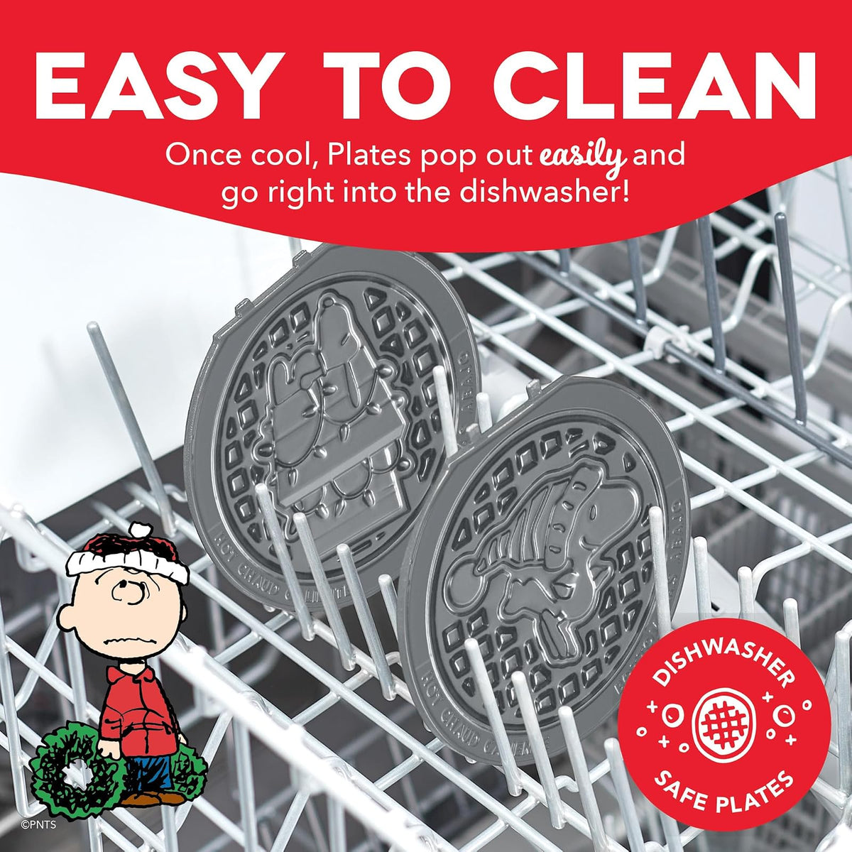 Peanuts x Dash MultiMaker Mini Maker System (4 placas: corona, casa Snoopy, Woodstock)