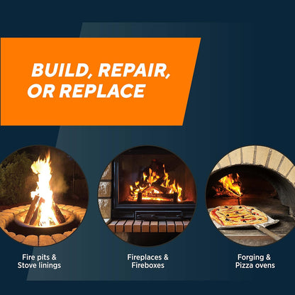 Rutland Products - Ladrillo de Fuego, 6 Unidades, Paquete de 1