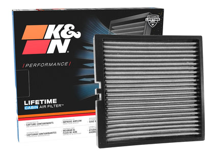 K&N Filtro de Aire de Cabina Premium, Lavable y Reutilizable - VF2044