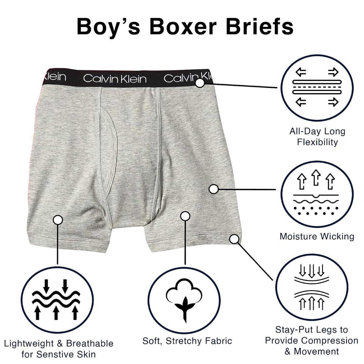Calvin Klein Ropa Interior para Niño