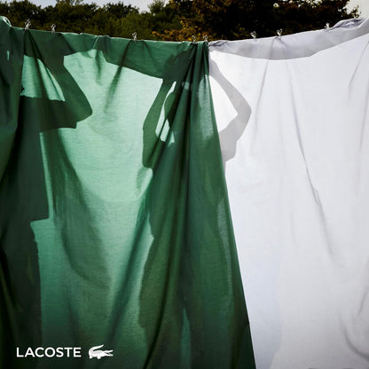 Lacoste Percale Sábana Bajera, Chili Pepper, Individual Extra Grande, 1, 1