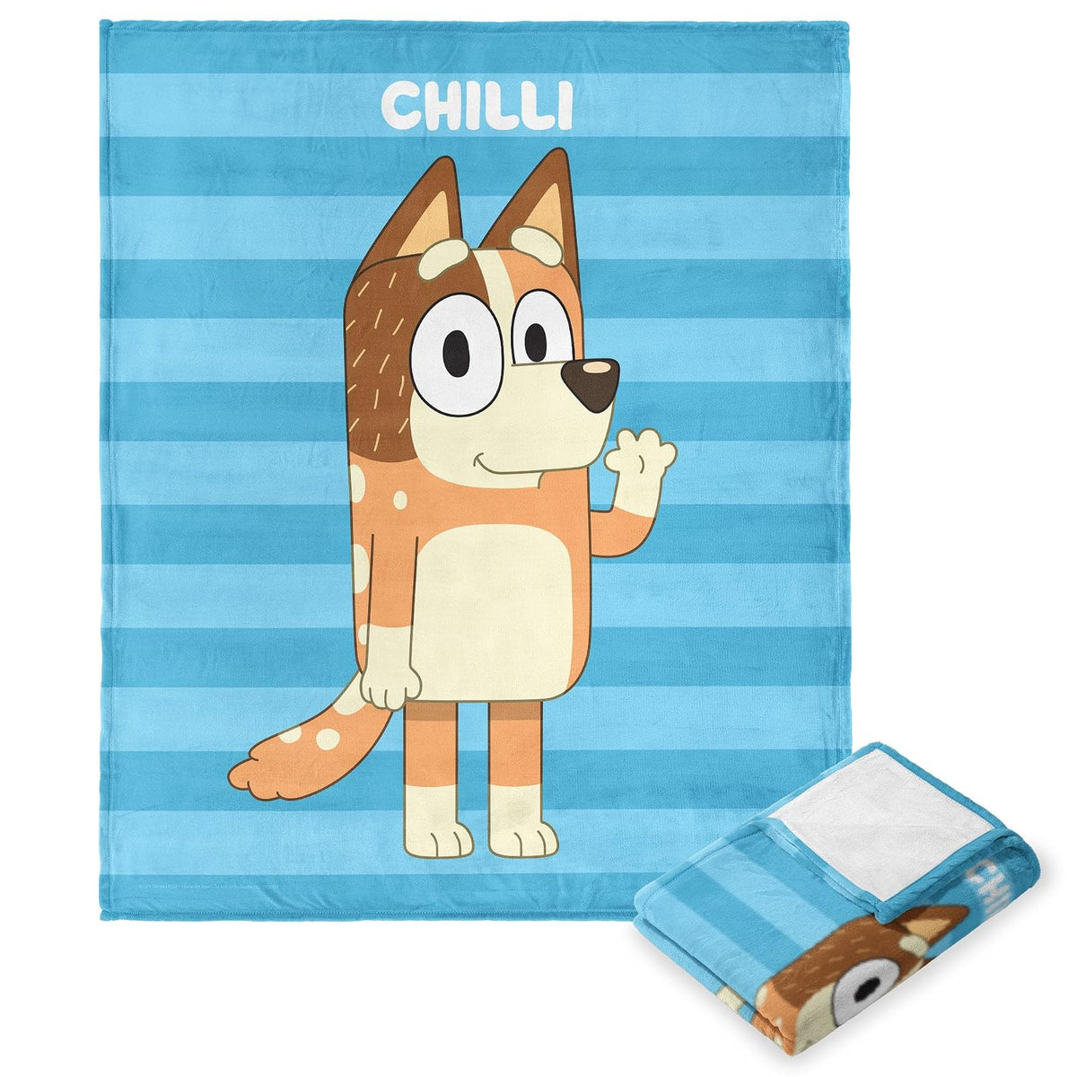 Northwest Bluey Manta de Tacto de Seda 50 x 60 Pulgadas - 1.27 m x 1.53 m - Roll Call Chilli