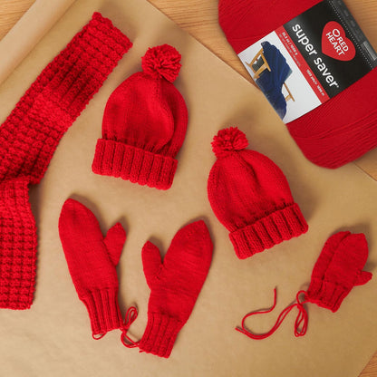 Red Heart Super Saver - Hilo blanco de 1000 g, 1 paquete de 35.2 oz/998 g, 100% acrílico, #4 Worsted (mediano) - 1860 yardas para tejer, ganchillo, manualidades y amigurumi