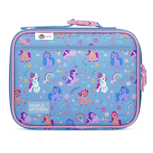 Simple Modern Fiambrera Infantil Reutilizable con Bolsillos, 4 L - Regular - My Little Pony: Garden of Rainbow