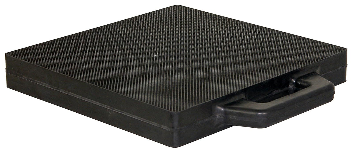 Buyers Products OP18X18R - Almohadilla de Goma para estabilizador de Goma, 18 x 18 x 2 Pulgadas de Grosor, Almohadilla de grúa de Goma sólida con Superficie Texturizada y Mango Integrado, Almohadilla