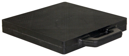 Buyers Products OP18X18R - Almohadilla de Goma para estabilizador de Goma, 18 x 18 x 2 Pulgadas de Grosor, Almohadilla de grúa de Goma sólida con Superficie Texturizada y Mango Integrado, Almohadilla