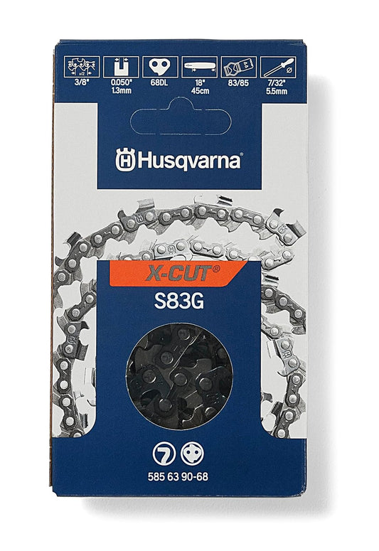 Husqvarna X-CUT S83G - Cadena de motosierra de calibre 050