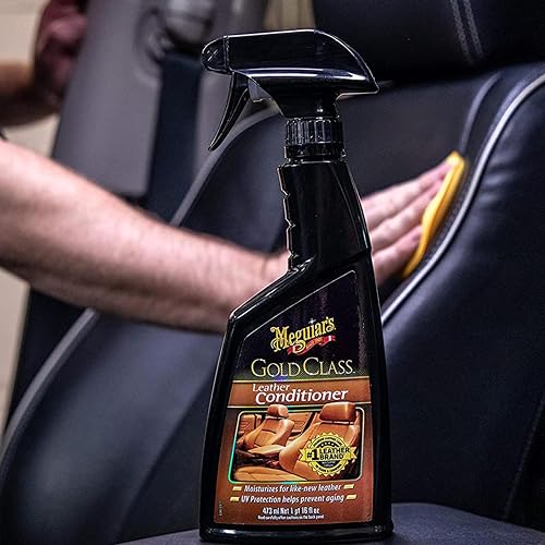 Meguiar's Oficial Gold Class Acondicionador De Piel G18616 473 ml | Desvanecimiento y secado: mantiene su aspecto y sensación nueva
