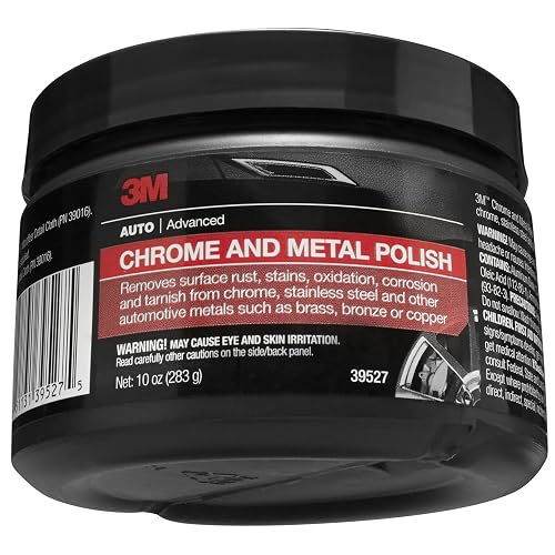 3M Auto Advanced Pulidor de Cromo y Metal, 283 gr (Modelo 39527)